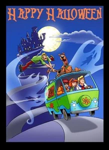 Halloween # 18 - 5 x 7 - T Shirt Iron On Transfer - Scooby Doo - Picture 1 of 1