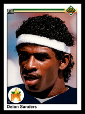 1990 Upper Deck Deion Sanders Star Rookie RC #13 NM-MINT