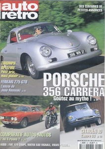 RETRO AUTO Nr. 245 07/2001 Porsche 356 Carrera Ferrari 275 GTB Fiat 124 Coupe ID - Bild 1 von 1