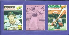 1977  Topps Venezuelan Sticker FIDRYCH,PAGE BROCK  BEST QUALITY AVAILABLE!
