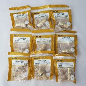 = Lot of 9 Proline Flare 877024 Half Union Fittings 1/2" x 1/2" FL277B NEW - Picture 1 of 3