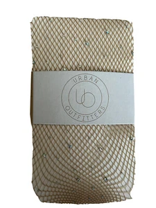 Collant a rete Urban Outfitters Jewel taglia M/L sabbia chiara - Foto 1 di 3