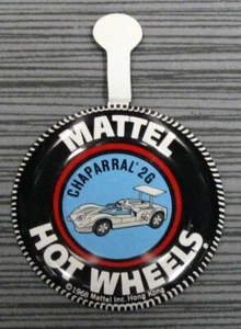 Vintage HOT WHEELS Redline Chaparral 2G 1968 Pin Button Nice - Picture 1 of 2