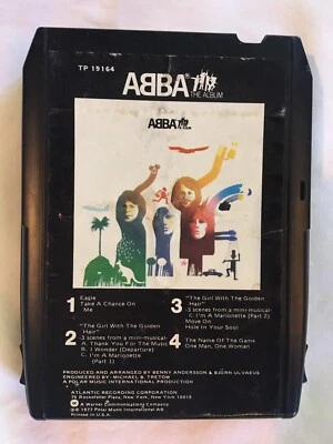 Abba The Album 8-Track Cartridge Atlantic Records Untested - Image 1 of 3