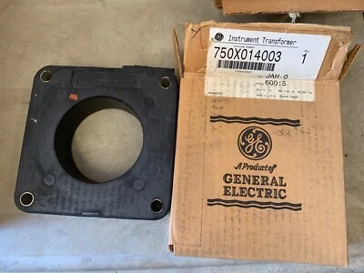Two (2) General Electric Instrument Transformers Type JAH-O Ratio 600:5 Amp, NOS - Image 1 of 4