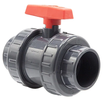 BAUMAXXE PVC-Kugelhahn I 63mm I 2 Zoll I Typ AK I für Klebemuffen I bm_002