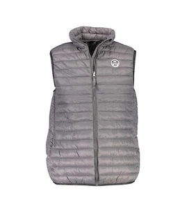 NORTH SAILS Giubbotto Smanicato Gilet Grigio Logo Uomo Tg XL - Foto 1 di 2