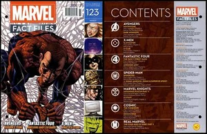 Marvel Fact Files Eaglemoss #123 Spider-Man - Front Cover Only - Picture 1 of 1