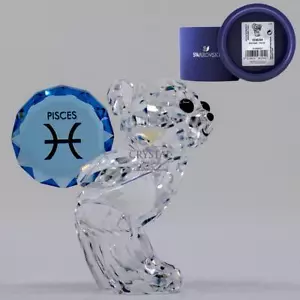 SWAROVSKI Figurine Kris Bear Zodiac Horoscope Collection (2018) Pisces 5396294 - Picture 1 of 11