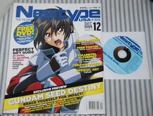 NewType USA Magazine & DVD - December 2005 - Gundam Seed Destiny - Picture 1 of 5