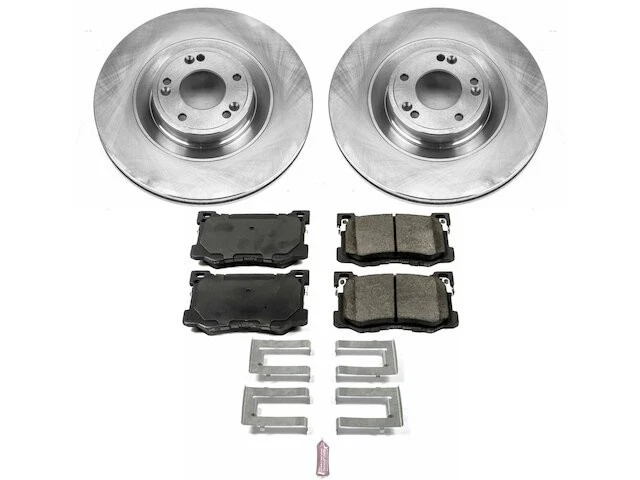 Kit de pastillas de freno delanteras y rotor Power Stop 62TGVF52 para Kia K900 2015 2016 2017 Foto 1 de 1
