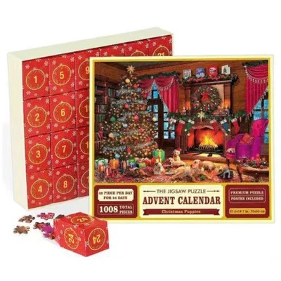 2025 Jigsaw Puzzle Advent Calendar 24 Days Christmas Xmas Countdown Gift - Image 1 of 4