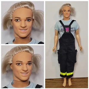 Vtg Creata 1984 Barbie Smiling Ken Doll Rooted Blond Hair Brown Eyes  - Imagen 1 de 24