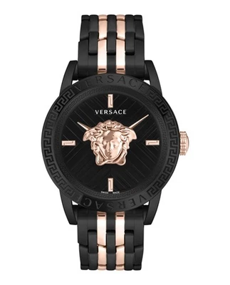 Reloj pulsera de moda Versace para hombre de dos tonos 43 mm Foto 1 de 4