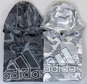 NEW Boy's Adidas Lightweight Polyester Fleece Hoodie - Picture 1 of 3