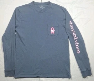 Camicia uomo Vineyard Vines consapevolezza cancro al seno tasca manica lunga taglia small - Foto 1 di 9