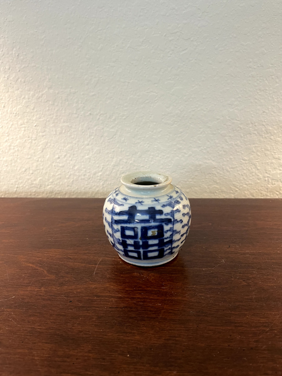 蓝色1800-1849 中国古董花瓶| eBay