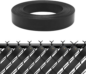 - Black View Blocking Privacy Tape Weave for Chain Link Fence 75M/250 Ft Roll UV