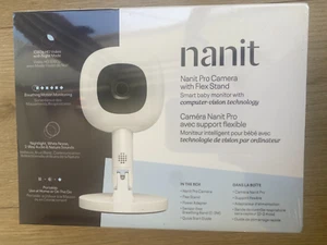 Nanit Pro Smart Baby Monitor & Flex Stand 1080p Secure WiFi Video Camera New NIB - Picture 1 of 5