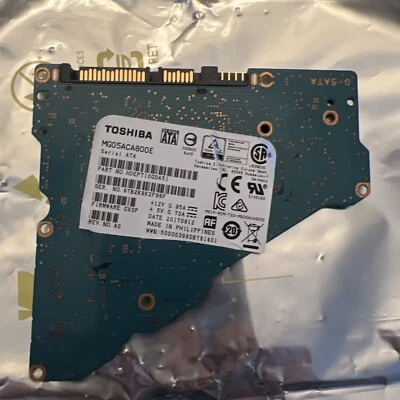 Toshiba HDD PCB SATA for MG05ACA800E G4013A P/N: HDEPT10GDA51, FW: GX0P,  Rev A0 - Image 1 of 4