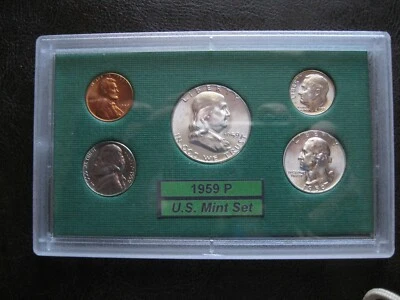 1959 P US Mint Set Brilliant Uncirculated! - Image 1 of 4