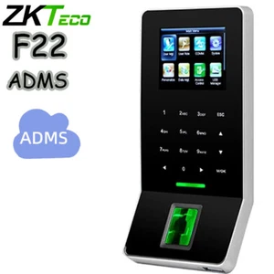 ZKTeco F22 12V DC Huella Digital Biométrica TCP/IP ADMS Puerta Acceso Tiempo Asistencia - Imagen 1 de 8