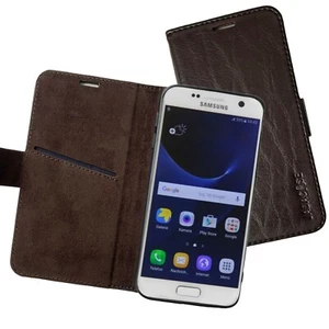 Leder Schutzhülle  Samsung Galaxy - alle Modelle  Smartphone Tasche Cover Handy  - Imagen 1 de 12