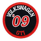 2009 Volkswagen GTI patch brodé noir déchiré/rouge fer à coudre chapeau chemise