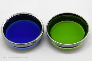 Blue and Green Filters for 5cm Summitar - Picture 1 of 7