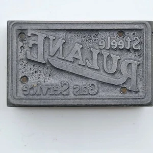 Impresoras tipográficas de impresión vintage bloque acero Rulane gas servicio - Imagen 1 de 4