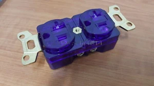 1x Pure Copper Silver Plated AC Power Bar trip US Socket Receptacle wall outlet - Picture 1 of 4