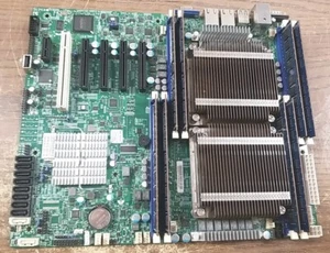 Mainboard Bundle Supermicro X9DRL-iF W/ 2x XEON  E5-2667v2, 64GB Ram, HEATSINK  - Picture 1 of 18