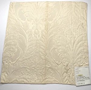 Tela Decorativa Tapicería Muestra 16" Cuadrado Poli Algodón Olef Texturizado Natural - Imagen 1 de 13