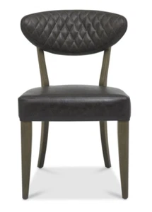 Ellipse Fumed Oak Upholstered Chair, Old West Vintage (Pair) 4015-09U-OWV - Picture 1 of 4