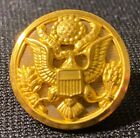 Bouton en or grand sceau de l'armée américaine taille 7/8 pouces Waterbury Button Company Connecticut
