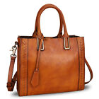 Genuine Leather Retro Women Tote Bag Satchel Shoulder Bag Crossbody Bag Handbags