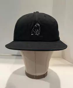 Cappello flatbill Gorilla Icon fibbia regolabile con cinturino, nero, taglia adulto nuovo - Foto 1 di 7