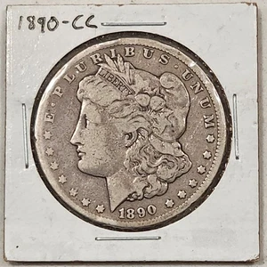1890 CC Morgan Silver Dollar ~ Carson City moneta da zecca - Foto 1 di 2