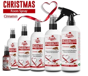 Christmas Cinnamon Room Spray – Home & Office Fragrance Natural Odor Neutralizer - Picture 1 of 8