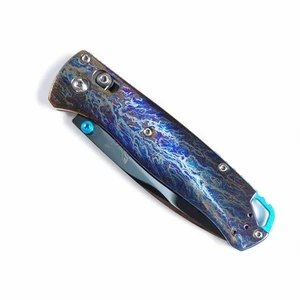 Espejo de escala TC4 azulado térmico DLC M390 hoja para banco 535 punto de caída de 3" - Imagen 1 de 8