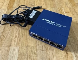 Netgear ProSafe GS105 v5 – 5-Port Gigabit Switch – Metallgehäuse, lüfterlos - Bild 1 von 3
