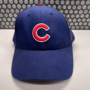Cappello Chicago Cubs berretto cinturino posteriore blu rosso calcio '47 uomo schiena adulto cinturino - Foto 1 di 9