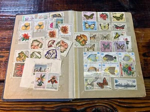 Ussr big album postage stamp vintage Soviet Russia big set Collection . - Picture 1 of 12