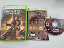 Gears of War 2 Microsoft Xbox 360 Green Label Complete w/ Manual CIB Tested