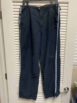 B.U.M Equipment Pants L Black Hiking Joggers Adjustable Pockets 34x31 - Image 1 of 4