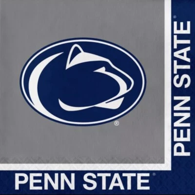 Penn State Nittany Lions Luncheon Napkin Qty 20 Combined Ship Available - Image 1 of 3