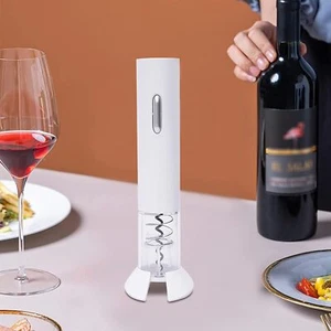 Apribottiglie Vino Elettrico Senza Fili Automatico con Taglierina Foglio Regalo - Foto 1 di 10
