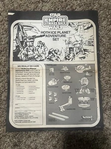 Vintage Kenner Star Wars Instructions Sheet, Hoth Ice Planet Playset, ORIGINAL - Picture 1 of 3
