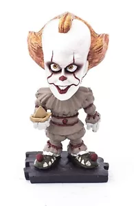 Handgefertigte Polyresin zerbrechliche Pennywise IT Wackelkopf - Bild 1 von 3