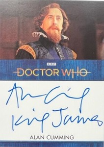 Doctor Who Series 11 & 12 Hobby Edition Alan Cumming Inscription Autograph